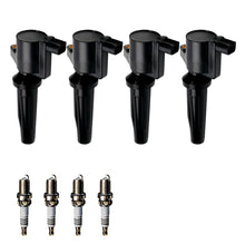 Ignition Coil and Iridium Spark Plugs for Ford Focus (2000-2011) 2.0L