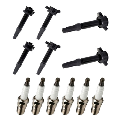Ignition Coil and Iridium Spark Plugs for Ford Fusion (2006-2012) 3.0L