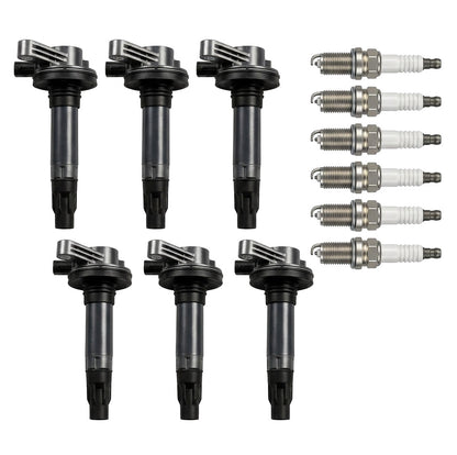 Ignition Coil and Iridium Spark Plugs for Ford Fusion (2010-2012) 3.5L