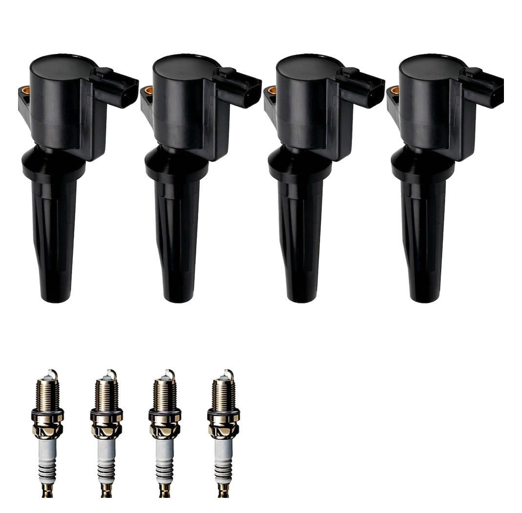 Ignition Coil and Iridium Spark Plugs for Ford Fusion (2010-2020) 2.5L