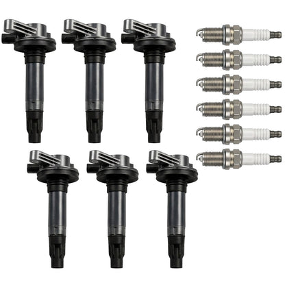 Ignition Coil and Iridium Spark Plugs for Ford Mustang (2011-2015) 3.7L