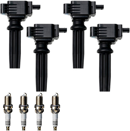 Ignition Coil and Iridium Spark Plugs for Ford Mustang (2015-2020) 2.3L