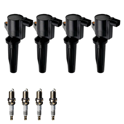 Ignition Coil and Iridium Spark Plugs for Ford Ranger (2001-2012) 2.3L