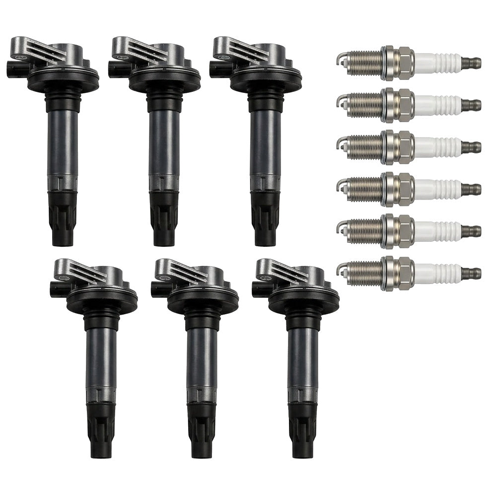 Ignition Coil and Iridium Spark Plugs for Ford Taurus (2008-2012) 3.5L