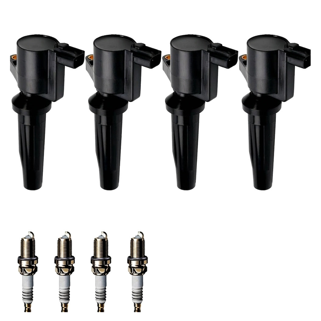Ignition Coil and Iridium Spark Plugs for Ford Transit Connect (2010-2013) 2.0L