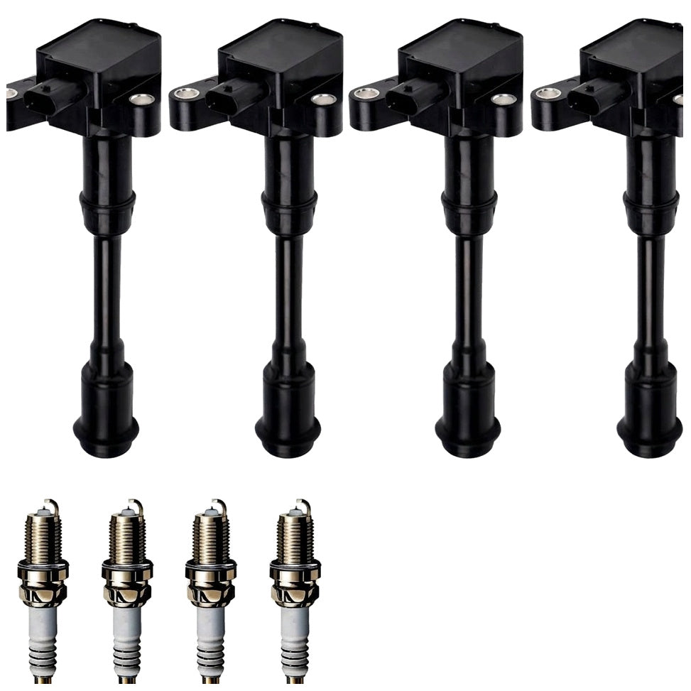 Ignition Coil and Iridium Spark Plugs for Ford Transit Connect (2014-2016) 1.6L