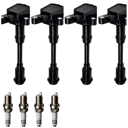 Ignition Coil and Iridium Spark Plugs for Ford Transit Connect (2014-2016) 1.6L