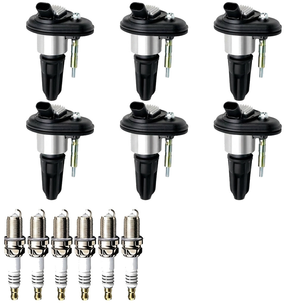 Ignition Coil and Iridium Spark Plugs for GMC Envoy (2002-2005) 4.2L