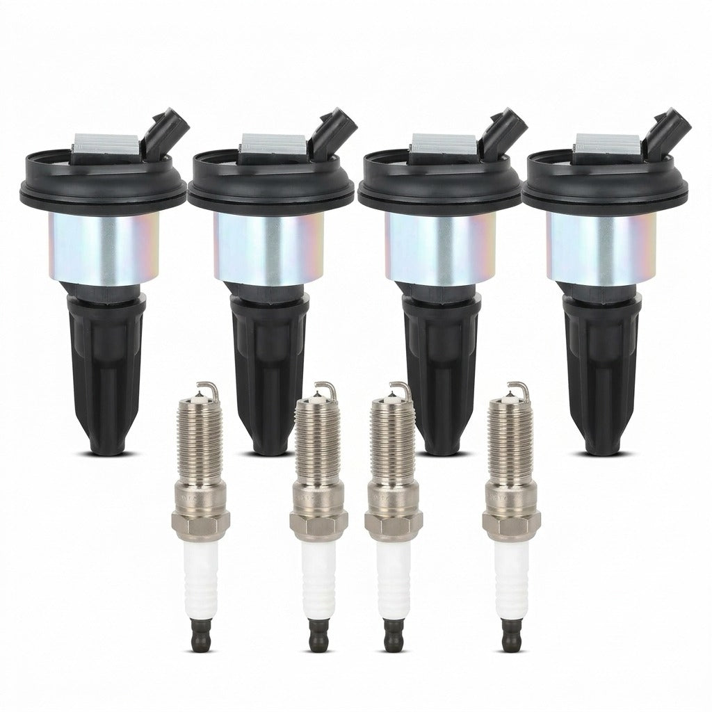 Ignition Coil and Iridium Spark Plugs for GMC Envoy XUV (2004-2005) 4.2L