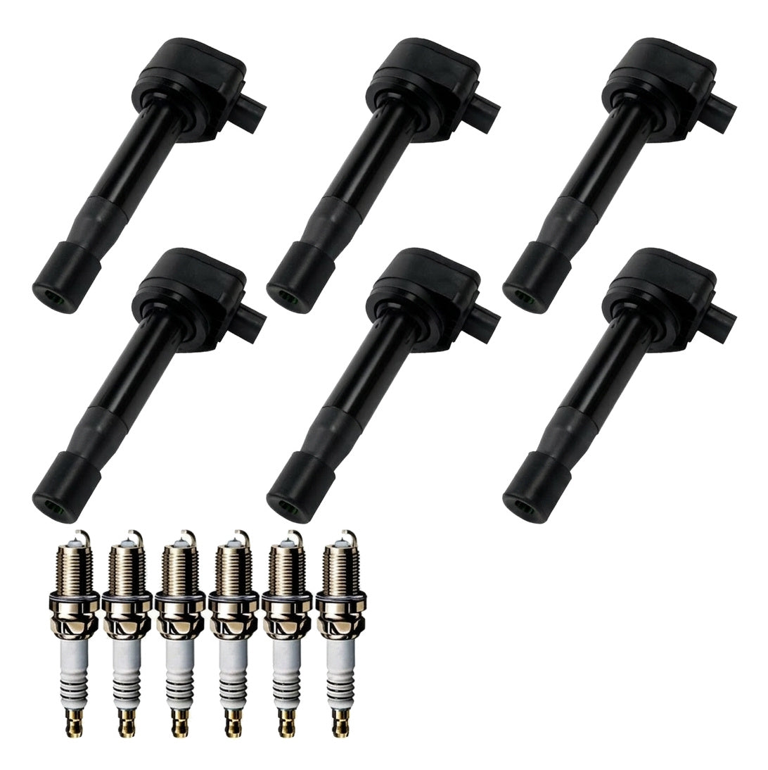 Ignition Coil and Iridium Spark Plugs for Honda Accord (2008-2012) 3.5L