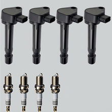 Ignition Coil and Iridium Spark Plugs for Honda Civic (2001-2005) 1.7L