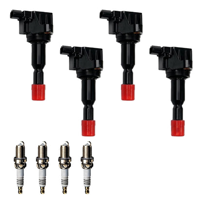 Ignition Coil and Iridium Spark Plugs for Honda Fit (2006-2008) 1.5L