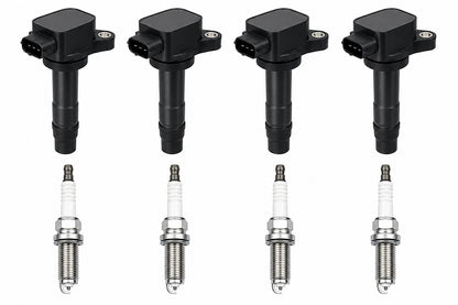Ignition Coil and Iridium Spark Plugs for Honda Fit (2009-2013) 1.5L