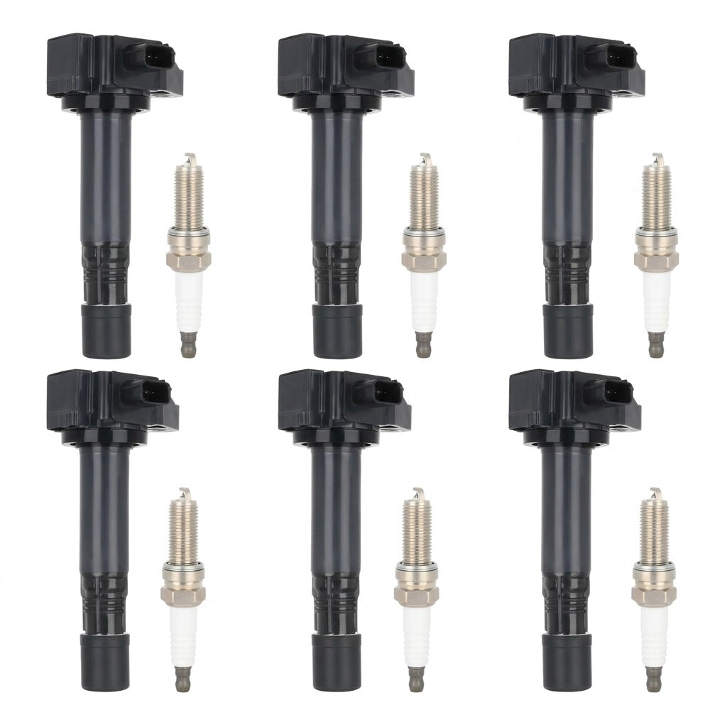 Ignition Coil and Iridium Spark Plugs for Honda Ridgeline (2017-2020) 3.5L