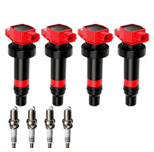 Ignition Coil and Iridium Spark Plugs for Hyundai Accent (2002-2005) 1.5L 1.6L
