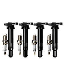 Ignition Coil and Iridium Spark Plugs for Hyundai Accent (2006-2011) 1.6L