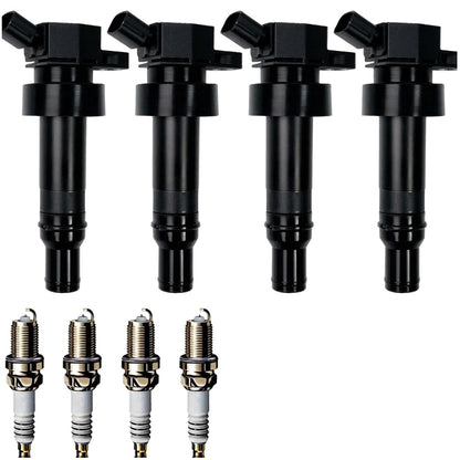 Ignition Coil and Iridium Spark Plugs for Hyundai Accent (2012-2020) 1.6L
