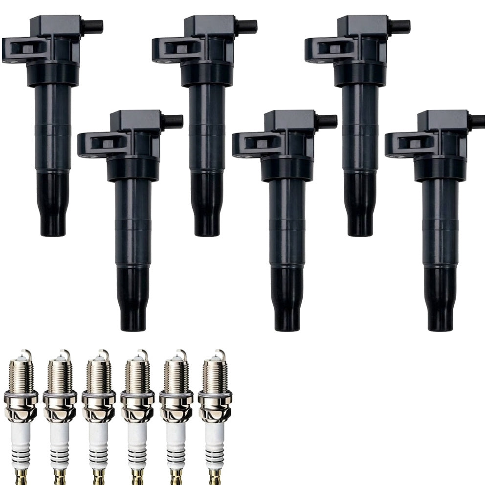 Ignition Coil and Iridium Spark Plugs for Hyundai Azera (2006-2011) 3.3L 3.8L