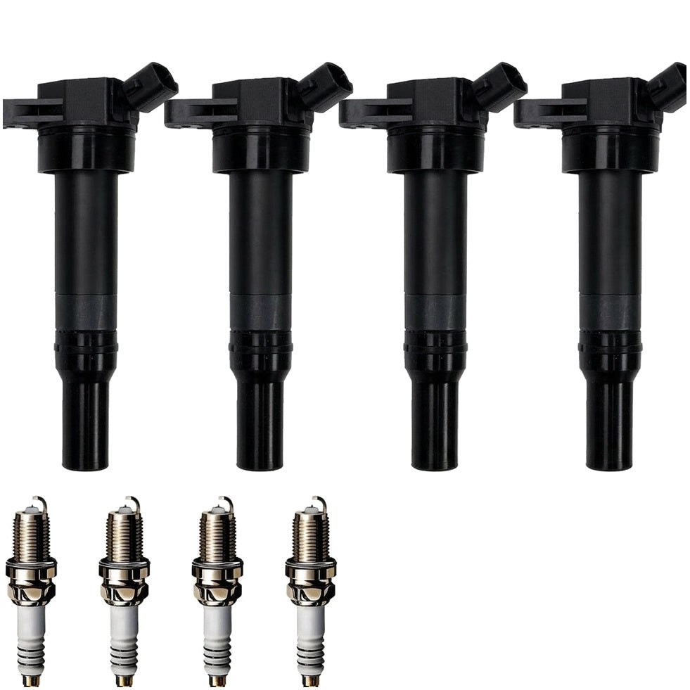 Ignition Coil and Iridium Spark Plugs for Hyundai Elantra (2011-2016) 1.8L