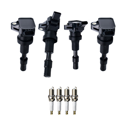 Ignition Coil and Iridium Spark Plugs for Hyundai Elantra (2017-2020) 1.4L