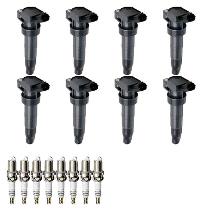 Ignition Coil and Iridium Spark Plugs for Hyundai Genesis (2009-2016) 4.6L 5.0L