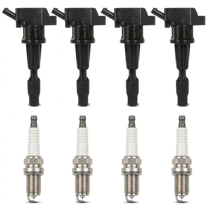 Ignition Coil and Iridium Spark Plugs for Hyundai Ioniq (2017-2022) 1.6L
