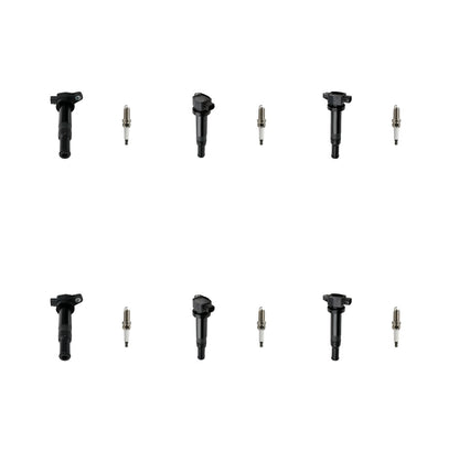 Ignition Coil and Iridium Spark Plugs for Hyundai Santa Fe (2007-2009) 2.7L