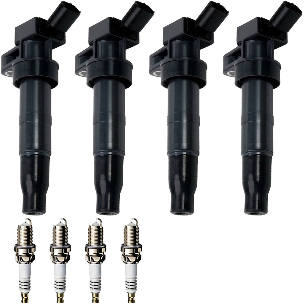 Ignition Coil and Iridium Spark Plugs for Hyundai Santa Fe (2010-2012) 2.4L