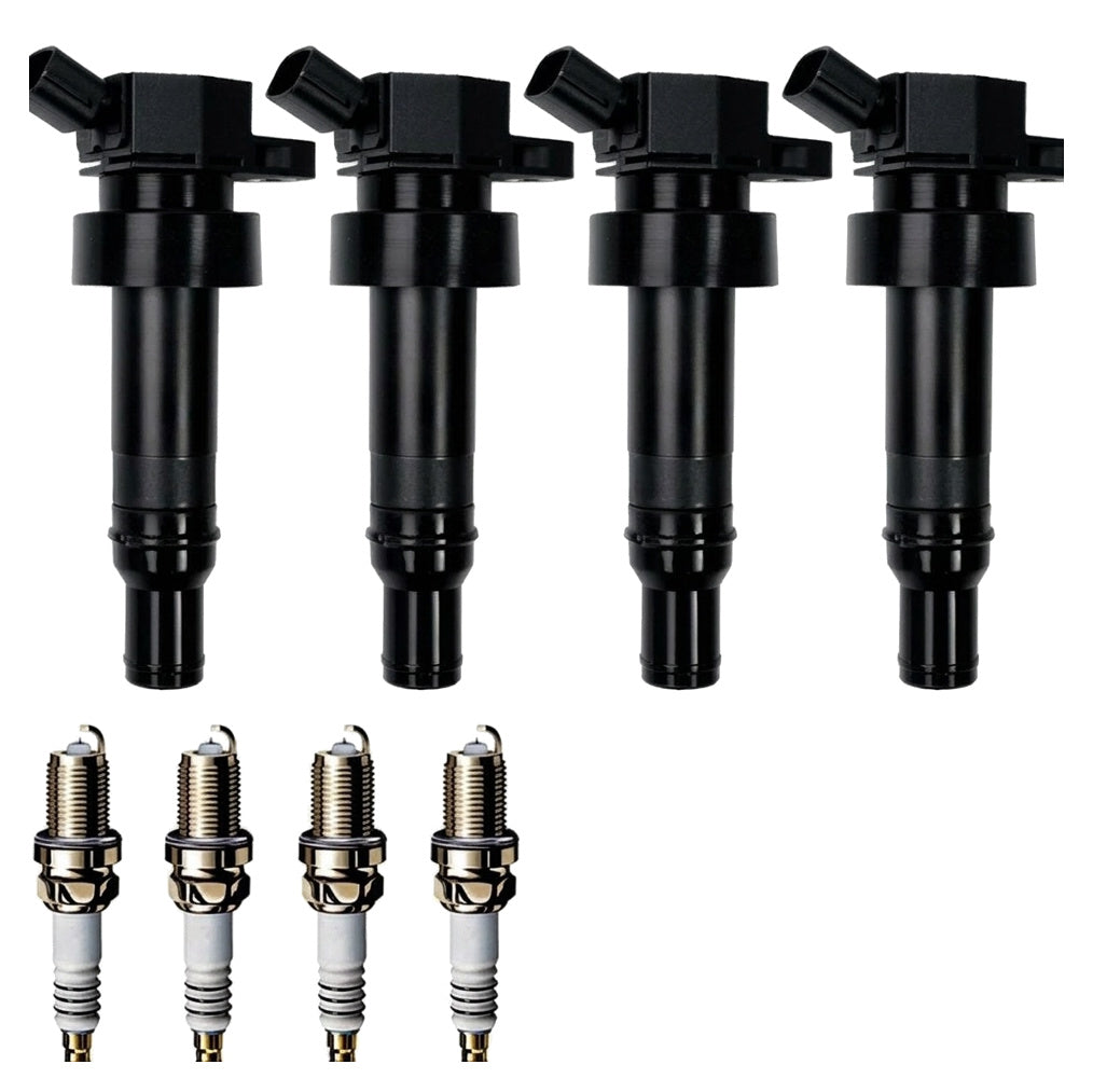 Ignition Coil and Iridium Spark Plugs for Hyundai Veloster (2012-2017) 1.6L