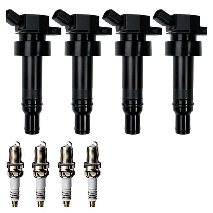 Ignition Coil and Iridium Spark Plugs for Hyundai Veloster (2012-2017) 1.6L