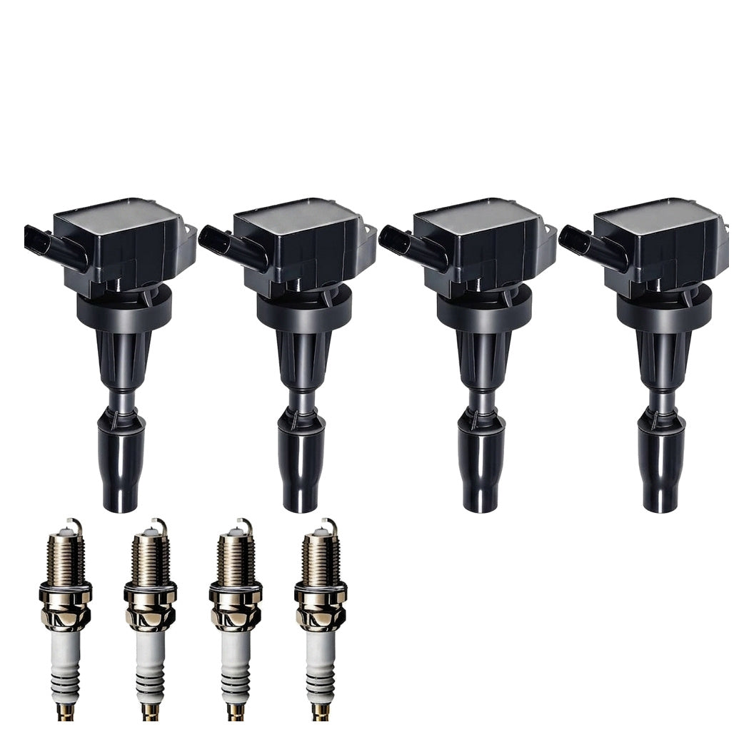 Ignition Coil and Iridium Spark Plugs for Hyundai Veloster (2019-2021) 1.6L
