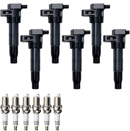 Ignition Coil and Iridium Spark Plugs for Hyundai Veracruz (2007-2012) 3.8L