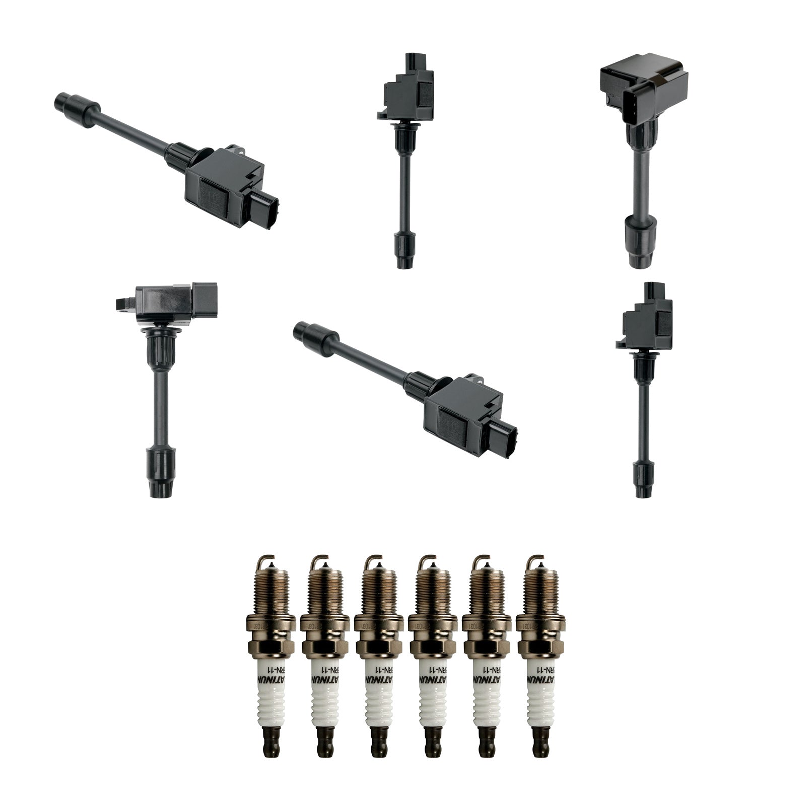 Ignition Coil and Iridium Spark Plugs for Infiniti I30 (2000-2001) 3.0L