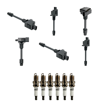 Ignition Coil and Iridium Spark Plugs for Infiniti I30 (2000-2001) 3.0L