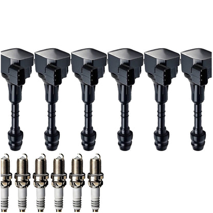 Ignition Coil and Iridium Spark Plugs for Infiniti M35 (2006-2008) 3.5L