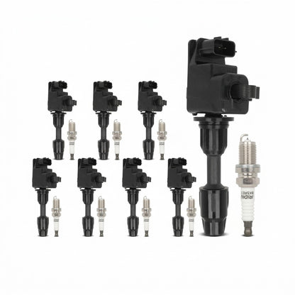 Ignition Coil and Iridium Spark Plugs for Infiniti Q45 (1997-2001) 4.1L