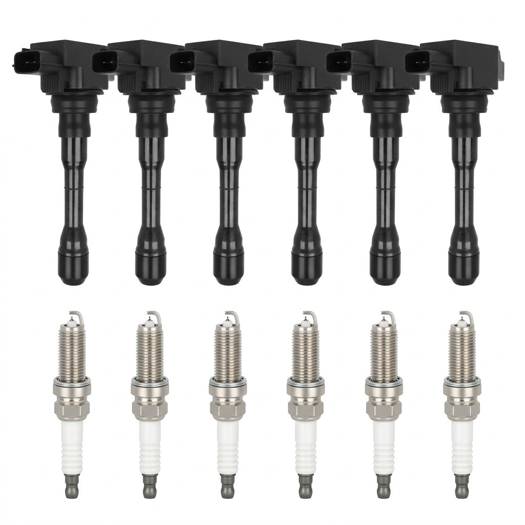 Ignition Coil and Iridium Spark Plugs for Infiniti Q50 (2016-2023) 3.0L