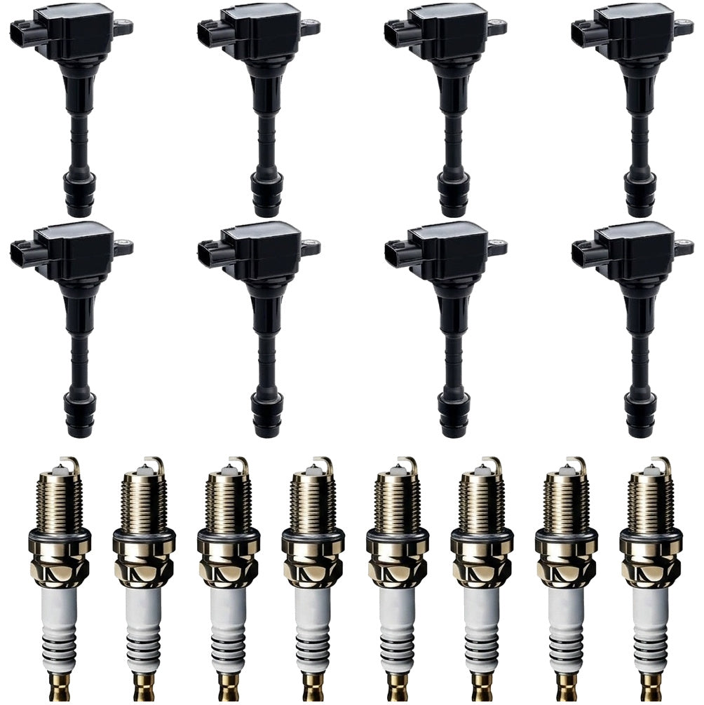 Ignition Coil and Iridium Spark Plugs for Infiniti QX56 (2004-2006) 5.6L