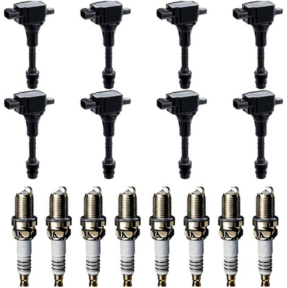 Ignition Coil and Iridium Spark Plugs for Infiniti QX56 (2004-2006) 5.6L