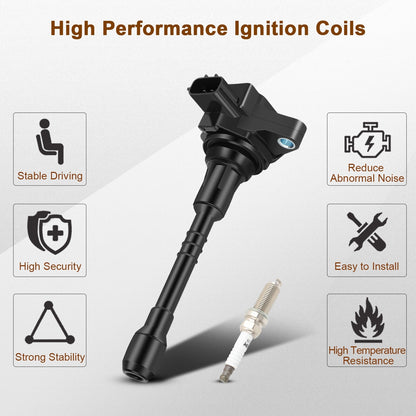 Ignition Coil and Iridium Spark Plugs for Infiniti QX56 (2011-2013) 5.6L