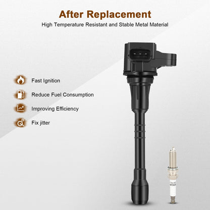 Ignition Coil and Iridium Spark Plugs for Infiniti QX56 (2011-2013) 5.6L