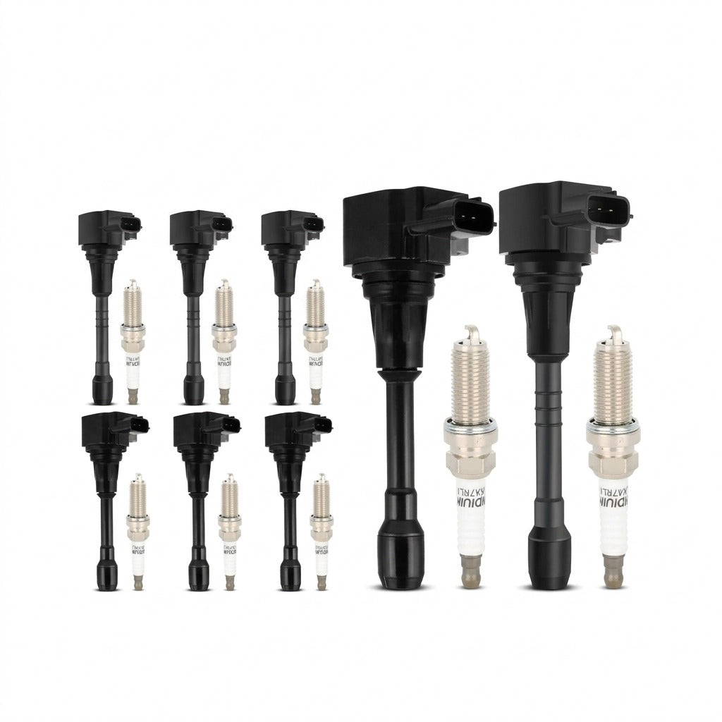 Ignition Coil and Iridium Spark Plugs for Infiniti QX80 (2014-2023) 5.6L