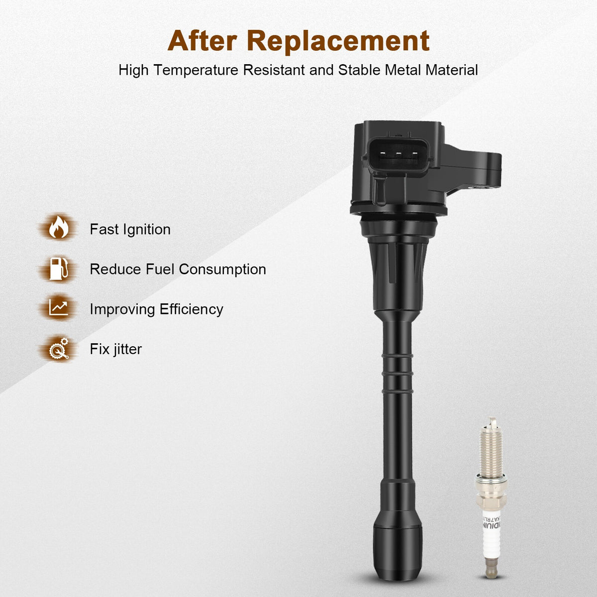 Ignition Coil and Iridium Spark Plugs for Infiniti QX80 (2014-2023) 5.6L