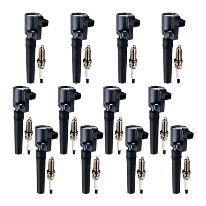 Ignition Coil and Iridium Spark Plugs for Jaguar S-Type (2000-2002) 4.0L