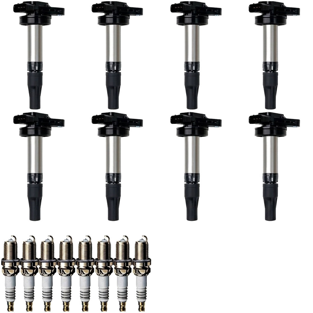 Ignition Coil and Iridium Spark Plugs for Jaguar S-Type (2003-2008) 4.2L