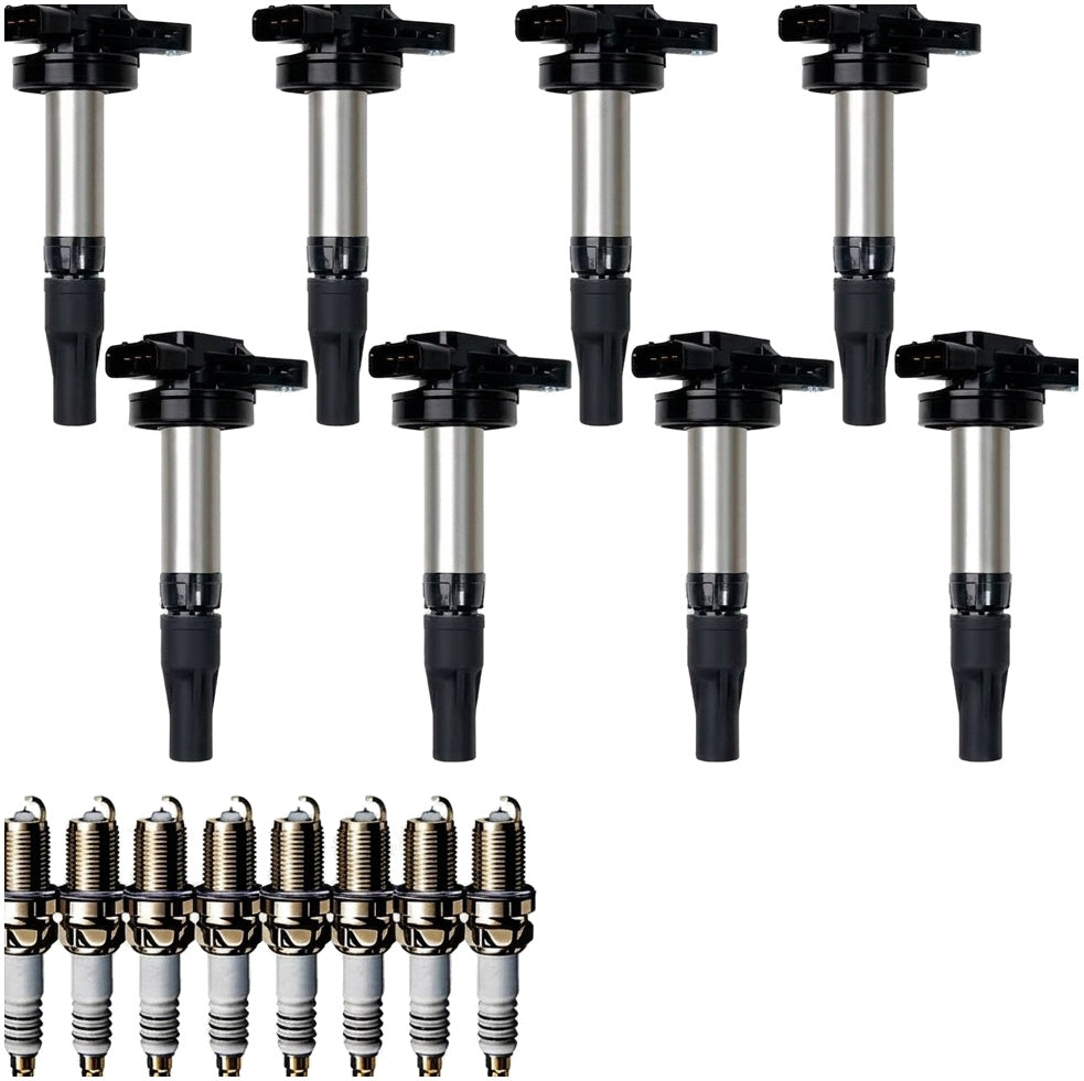 Ignition Coil and Iridium Spark Plugs for Jaguar XF (2009-2010) 4.2L