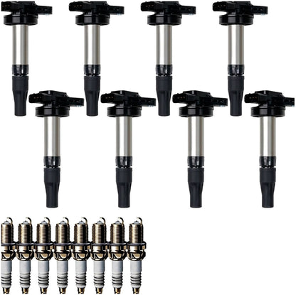 Ignition Coil and Iridium Spark Plugs for Jaguar XF (2009-2010) 4.2L