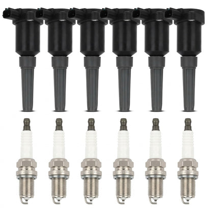 Ignition Coil and Iridium Spark Plugs for Jaguar XJ6 (1995-1997) 4.0L