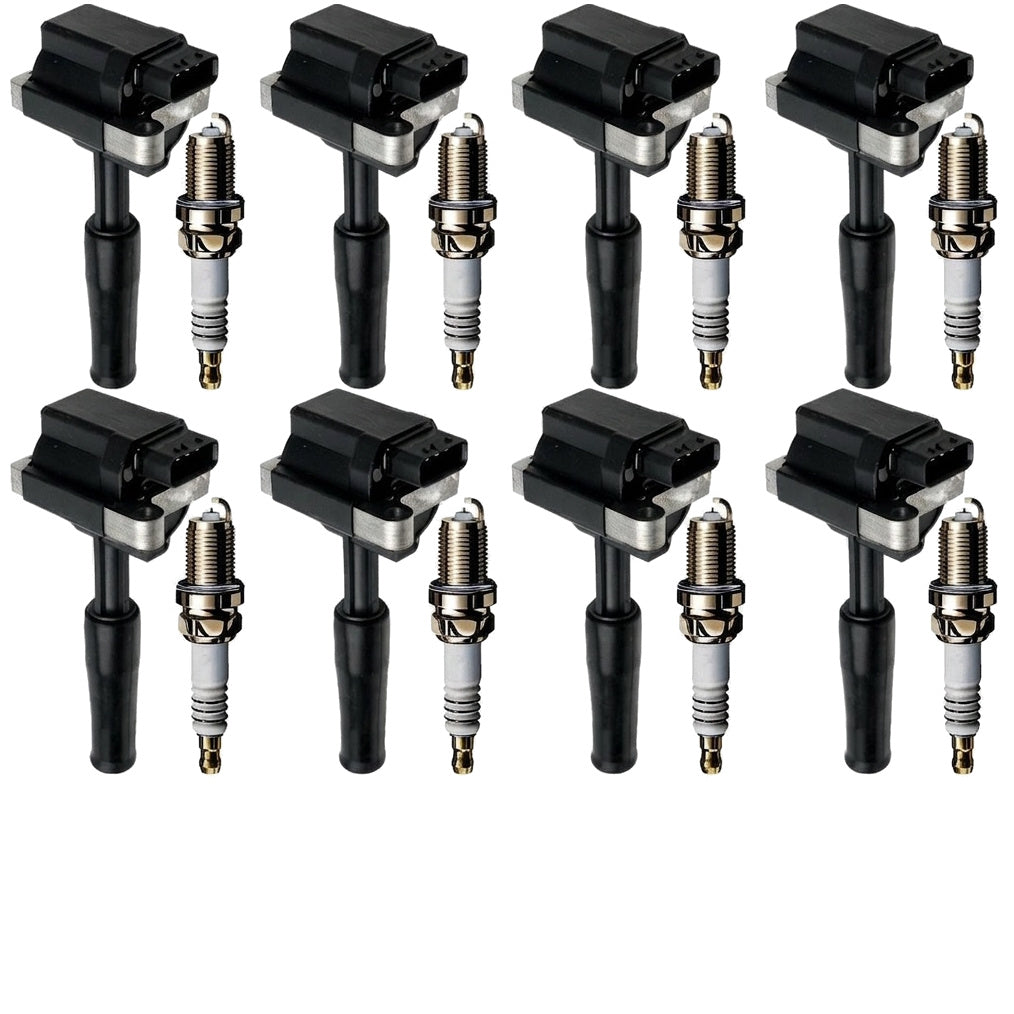 Ignition Coil and Iridium Spark Plugs for Jaguar XJ8 (1999-2003) 4.0L