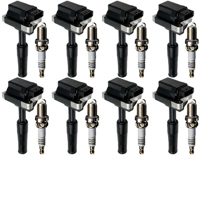 Ignition Coil and Iridium Spark Plugs for Jaguar XJ8 (1999-2003) 4.0L